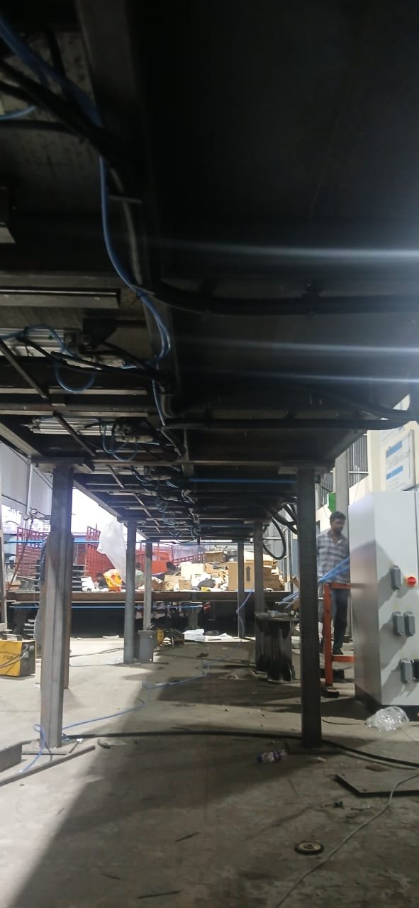 Aluminum Air Pipe Drop Line Assembly Workstation