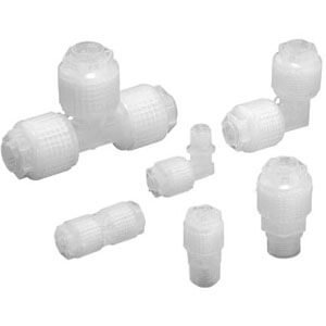 SMC High Purity Fluoropolymer Fitting, Threaded Connection — LQ Series