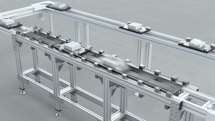 Bosch Rexroth Material Handling — Workstation Conveyors, Roller Tracks