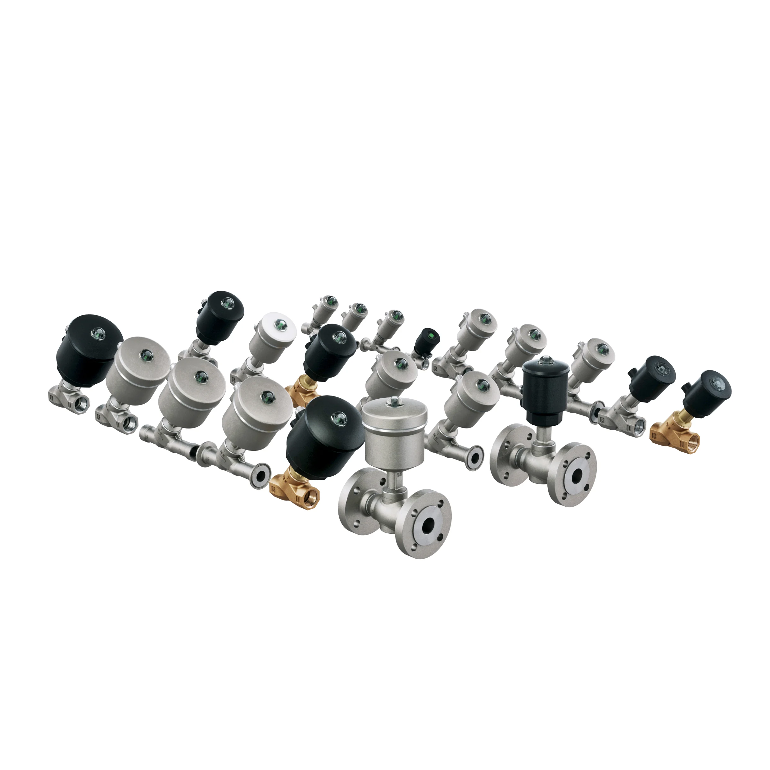 ASCO Motorized Piston Valves — Series 290C / 290D / 390