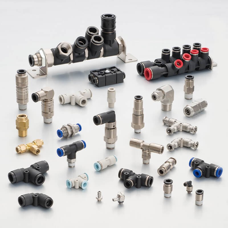 Mindman Push-In One-Touch Fittings — PISCO (via Mindman)