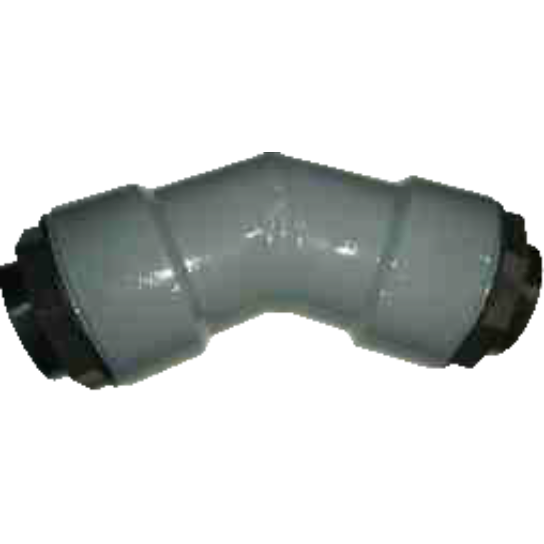 Quickair 45&deg; Angle Elbow - Aluminium Compressed Air Piping Fitting