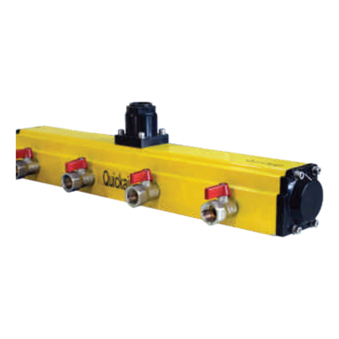 Quickair Manifold with Mini Ball Valve Horizontal