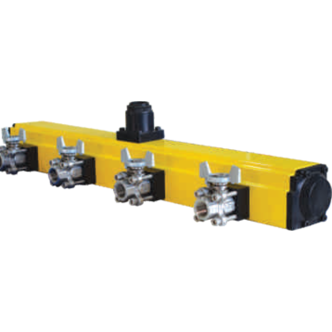 Quickair Manifold with Mini Ball Valve Vertical