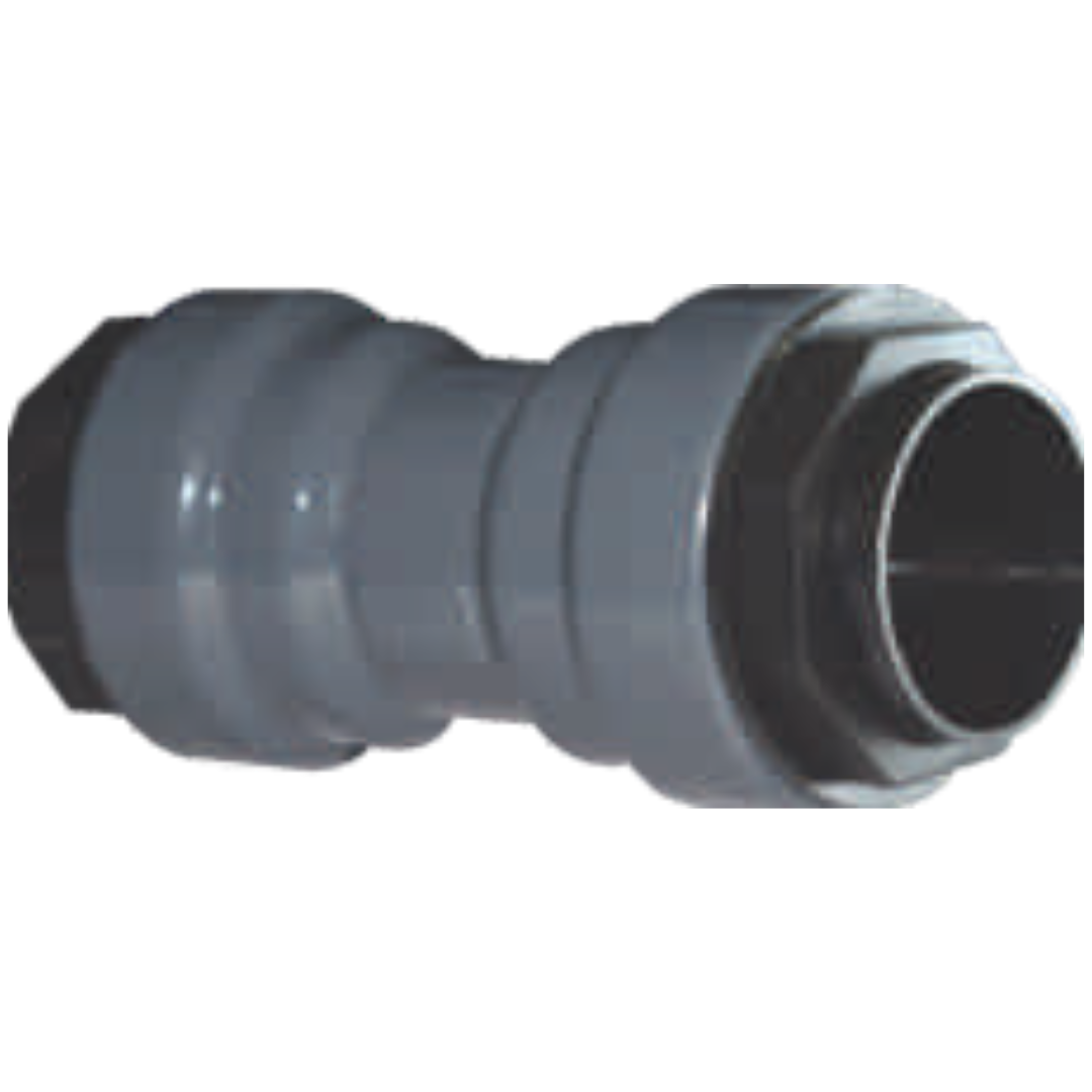 Quickair Pipe to Pipe Connector - Aluminium Compressed Air Piping