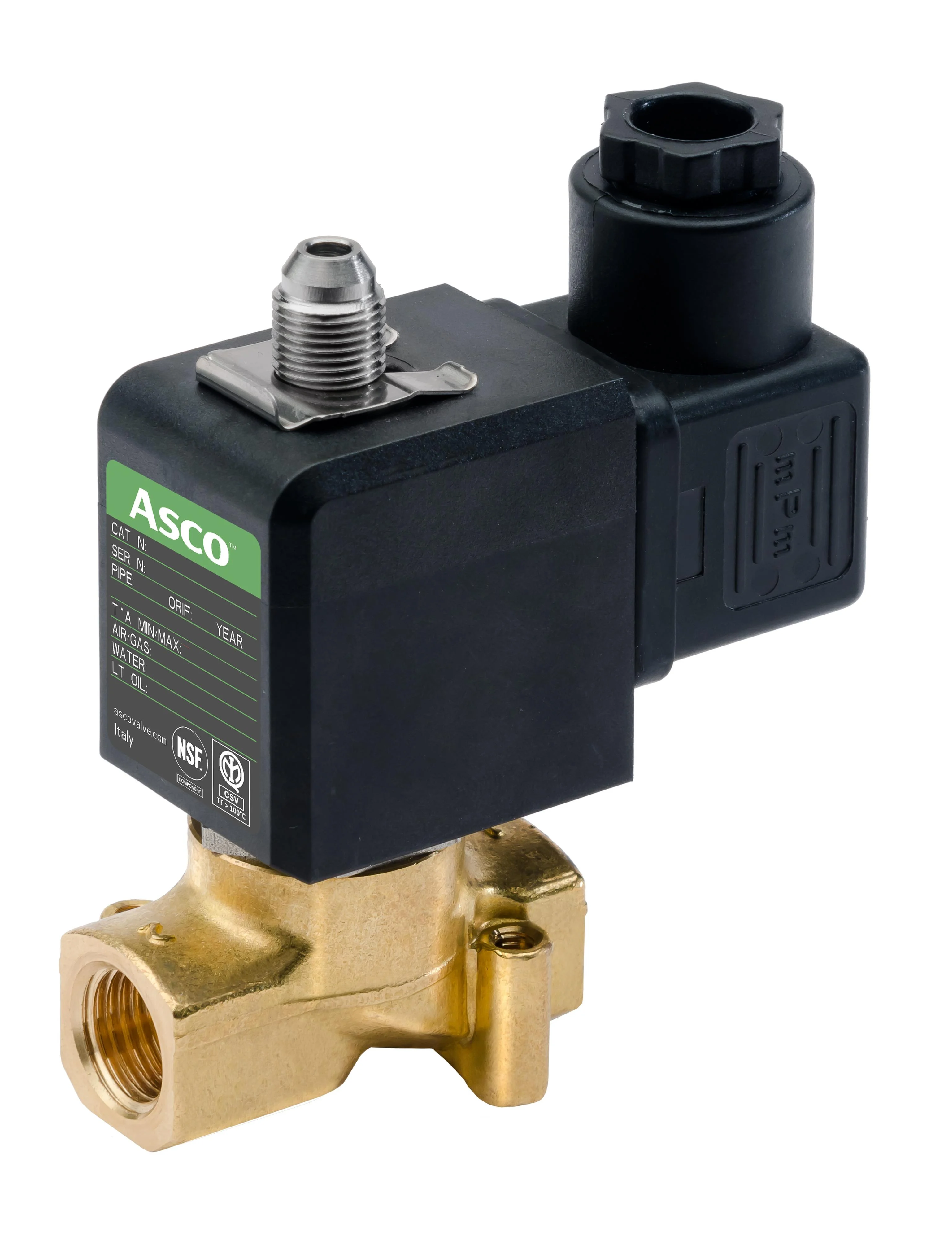 ASCO Subminiature & Plastic Valves — Series 8256 / 8260 / 8356 / 8360